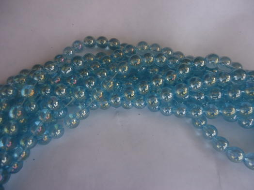 (image for) Blue glass rounds #SS1236 - Click Image to Close